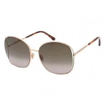 推荐Jimmy Choo Women's Sunglasses - Gold Copper Metal Full Rim Frame | TINKA/G/SK 0DDB商品
