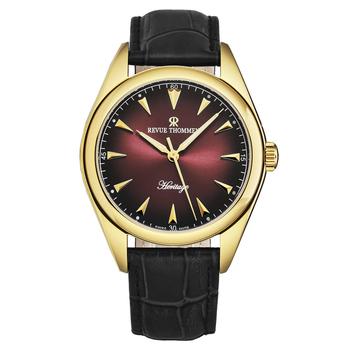 Revue Thommen | Heritage Automatic Red Dial Mens Watch 21010.2516商品图片,2折