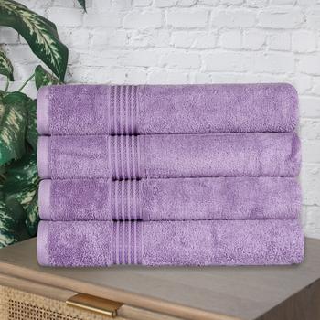 商品Superior Classic Cotton Absorbent and Quick-Drying 4-Piece Bath Towel Set图片