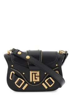 Balmain | Balmain leather 'blaze' bag with monogram buckle 6.6折