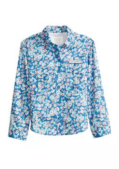 推荐Girls 7-16 Long Sleeve Printed Fishing Shirt商品