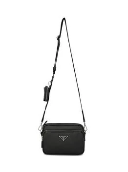 Prada | Prada Triangle-Logo Zipped Shoulder Bag 9.1折, 独家减免邮费