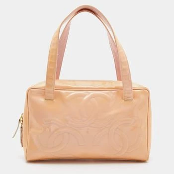 推荐Chanel Peach Patent Leather Triple CC Bag商品