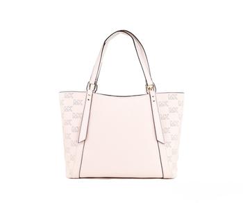 [二手商品] Michael Kors | Michael Kors Arlo Large Powder Blush Leather Shoulder Tomb Grab Tote Purse Women's Bag商品图片,4.9折