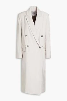 ba&sh | Stan double-breasted twill coat,商家THE OUTNET US,价格¥816