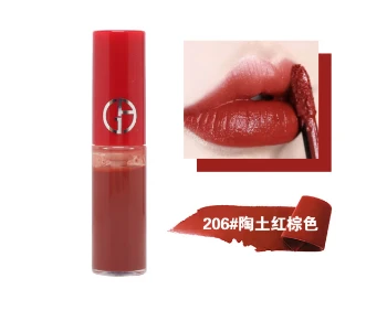 Armani | ARMANI 阿玛尼 丝绒哑光红管唇釉中小样  #206 1.5ml,商家Bonpont,价格¥73