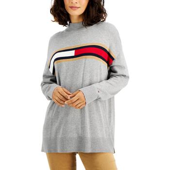 推荐Tommy Hilfiger Womens Knit Oversized Tunic Sweater商品