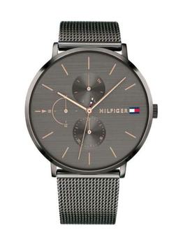 推荐Tommy Hilfiger 178194 quartz women's watch with jenna multiple dial with stainless steel jersey strap商品