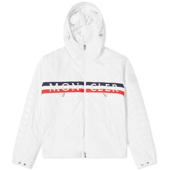 推荐Moncler Olargues Tricolore Logo Hooded Jacket商品