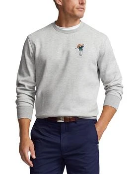 推荐Polo Bear Embroidered Water Repellent Crewneck Sweatshirt商品