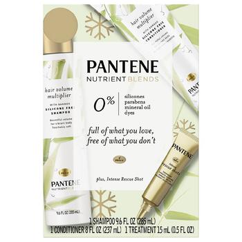 商品Pantene | Hair Volume with Bamboo Holiday Pack,商家Walgreens,价格¥94图片