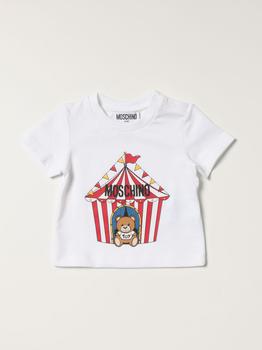 推荐Moschino Baby cotton t-shirt with Teddy Bear商品