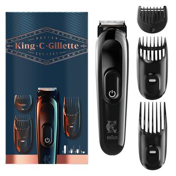 商品Gillette King C. Gillette Men's Wireless Beard Trimmer with 3 Combs,商家LookFantastic US,价格¥303图片