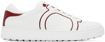 菲拉格慕男鞋男鞋, Salvatore Ferragamo | 白色 Gancini 运动鞋商品图片 