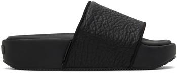 商品Y-3 | Black Leather Platform Slides,商家SSENSE,价格¥1289图片