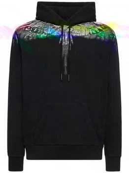 Marcelo Burlon | Icon Wings Print Cotton Hoodie 额外6.5折, 额外六五折