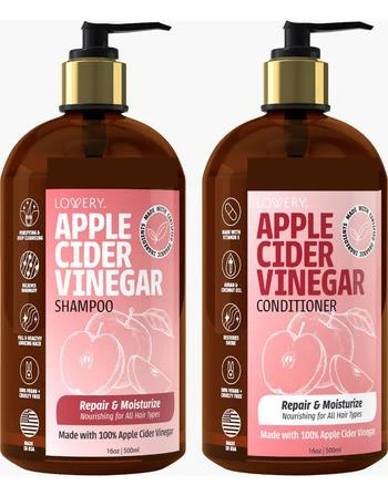 Lovery | Apple Cider Vinegar Shampoo and Conditioner Gift Set,商家Nordstrom,价格¥429