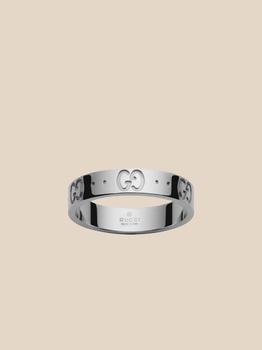 商品Gucci | Icon Gucci ring in white gold with engraved GG,商家Giglio,价格¥6152图片