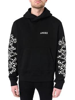 amiri卫衣真假, AMIRI | Wes Lang x Amiri Checkered Bones Hoodie商品图片 