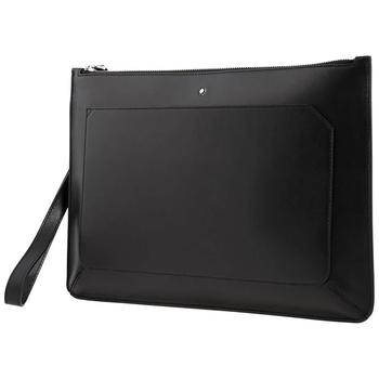 万宝龙钱包怎么选, MontBlanc | Meisterstuck Urban Zip Clutch In Black商品图片 6.4折