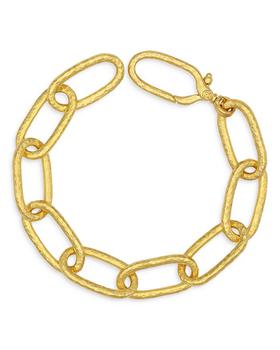 商品Hoopla Link Bracelet in 24K Gold图片