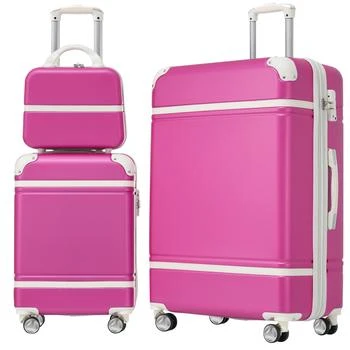 Streamdale Furniture | Streamdale Hardshell Luggage Sets 3 Pieces 20" +28" Luggages and Cosmetic Case Spinner Suitcase with TSA Lock Lightweight,商家Premium Outlets,价格¥1809