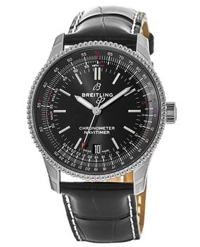 推荐Breitling Navitimer 1 Automatic 38 Black Dial Crocodile Leather Strap  Men's Watch A17325241B1P1商品