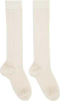 AMI | Off-White Silk Socks 3.4折