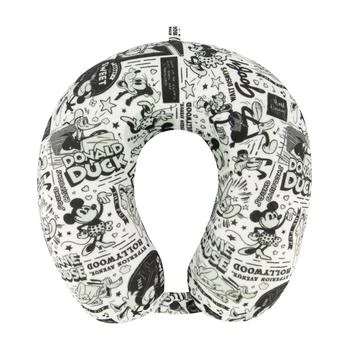 Ful | DISNEY 100 all Characters all over print travel Neck Pillow with Memory foam,商家Premium Outlets,价格¥152