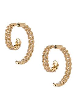 商品DEMARSON | Luna 12K Gold-Plated & Faux Pearl Swirl Earrings,商家Saks Fifth Avenue,价格¥1109图片