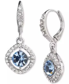 Givenchy | Pavé & Color Cubic Zirconia Orbital Drop Earrings,商家Macy's,价格¥218