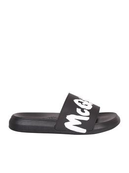 Alexander McQueen | ALEXANDER MCQUEEN SLIDE SANDALS商品图片,7.4折