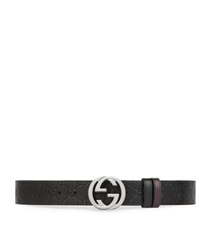 美国gucci皮带, Gucci | Leather GG Supreme Belt商品图片 