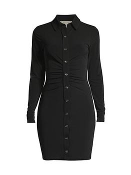 商品Michael Kors | Ruched Long-Sleeve Body-Con Dress,商家Saks Fifth Avenue,价格¥658图片