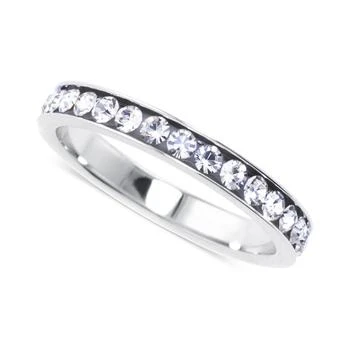 Giani Bernini | Crystal Eternity Stackable Band in Sterling Silver, Created for Macy's,商家Macy's,价格¥412