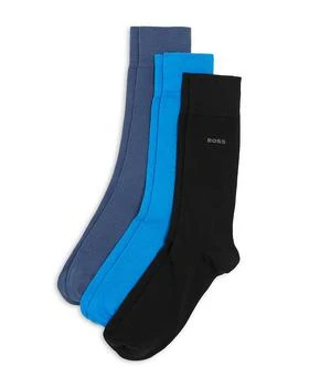 Hugo Boss | Cotton Blend Socks, Pack of 3 满$100减$25, 满减
