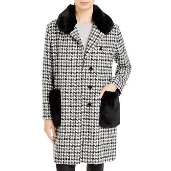 推荐Cinzia Rocca Womens Faux Fur Midi Faux Fur Coat商品