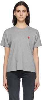 女式 Ami de Cœur 灰色T恤,价格$139.47