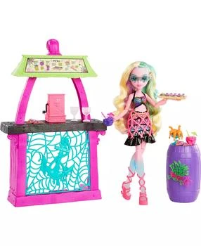 Monster High | Scare-Adise Island Snack Shack Playset with Lagoona Blue Fashion Doll,商家Macy's,价格¥217