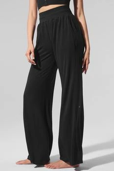Alo | Semi-Sheer Delicate Lounge Flare Pant - Taupe,商家Alo yoga,价格¥907