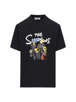 巴黎世家t恤正品, Balenciaga | Balenciaga Women's Black Other Materials T-Shirt商品图片 