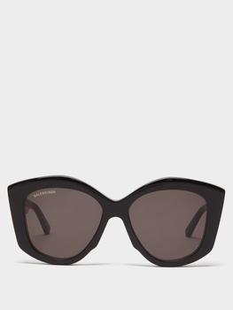 推荐Power Butterfly oversized acetate sunglasses商品