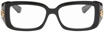 Gucci | Black Rectangular Glasses 