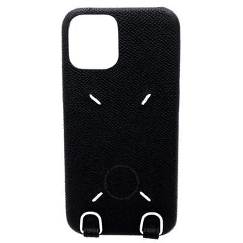 MAISON MARGIELA | Maison Margiela Black iPhone 12 Case With Strap,商家Jomashop,价格¥1787