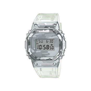 卡西欧剑鱼电子表, Casio | CASIO卡西欧手表 G-SHOCK冰酷迷彩金属表圈/银 GM-5600SCM-1商品图片 额外8.2折x额外9折, 额外八二折, 额外九折