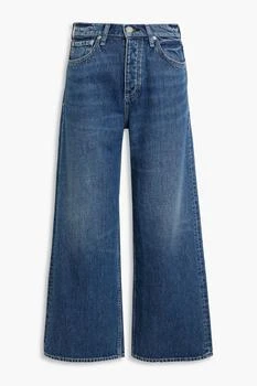 Rag & Bone | Andi cropped high-rise wide-leg jeans,商家THE OUTNET US,价格¥310