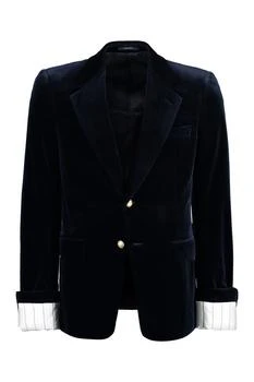 推荐GUCCI SINGLE-BREASTED VELVET JACKET商品