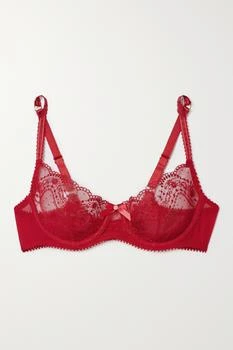 L'Agent by Agent Provocateur | Yuma 缎布边饰刺绣绢网带钢圈软杯文胸  - 34A 额外9.7折, 额外九七折