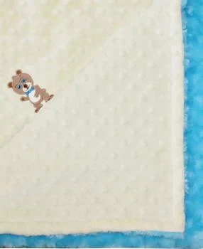 Lil' Cub Hub | Minky Baby Boy Blanket With Embroidered Boy Bear,商家Macy's,价格¥375