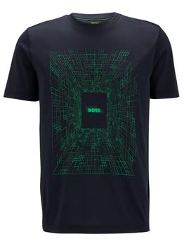 Hugo Boss | BOSS Short-sleeved T-shirt Dark Blue商品图片,